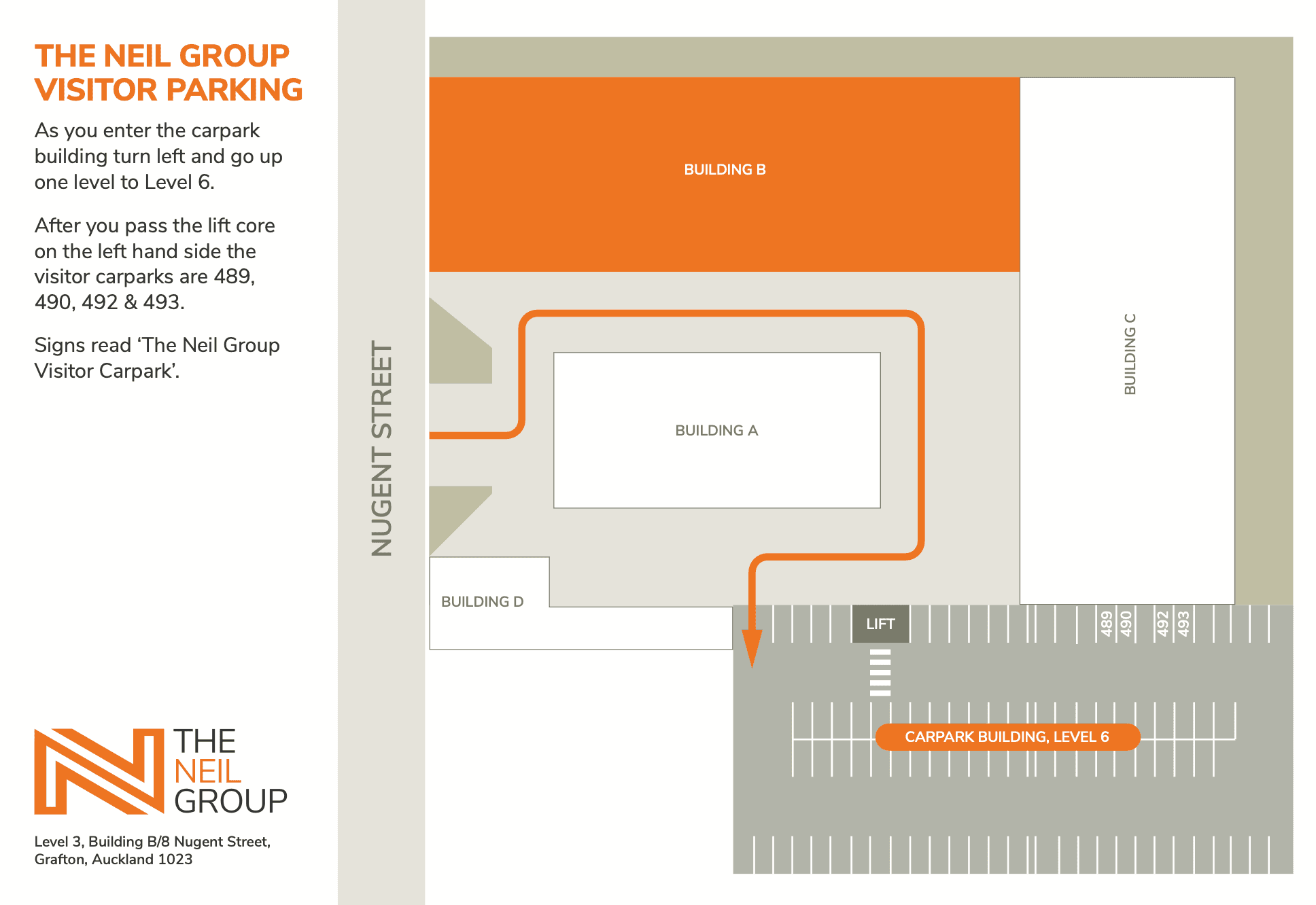 Carpark Information - Click to view PDF